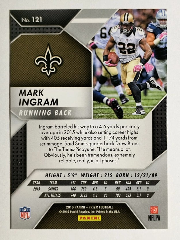 2016 Panini Prizm #121 Mark Ingram