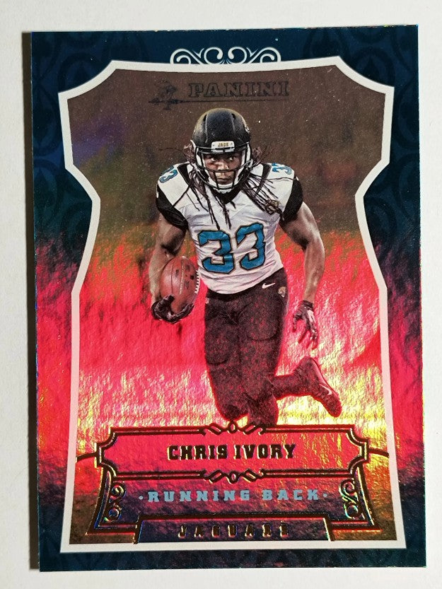 2016 Panini Shining Armor Rainbow Foil #25 Chris Ivory