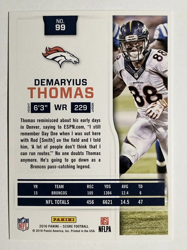 2016 Score #99 Demaryius Thomas