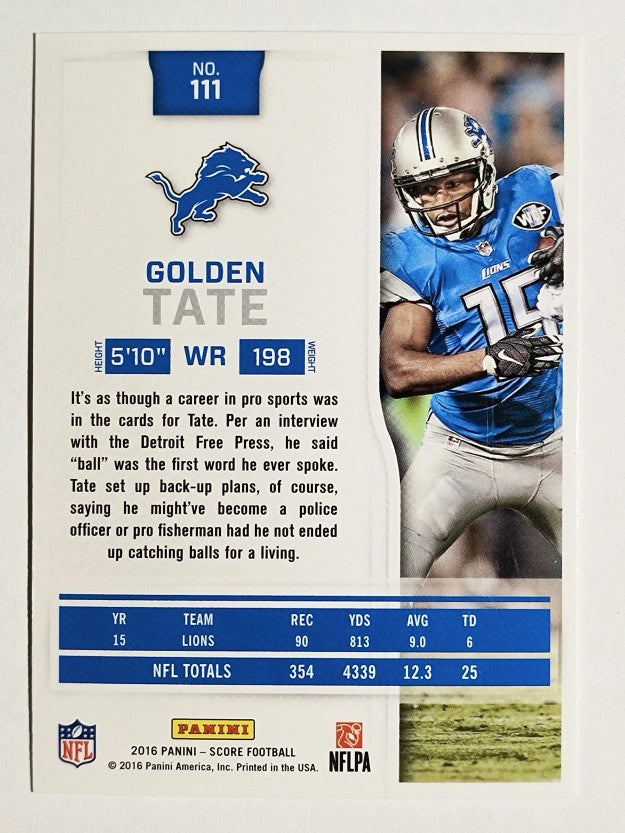 2016 Score #111 Golden Tate