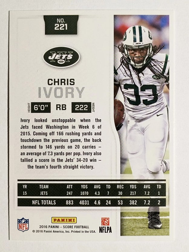 2016 Score #221 Chris Ivory