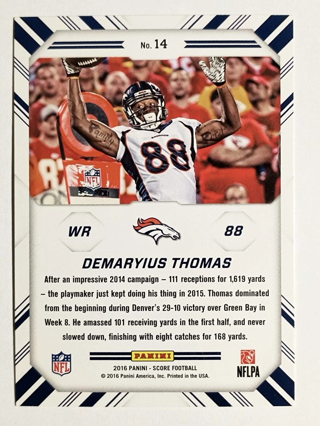 2016 Score Chain Reaction #14 Demaryius Thomas