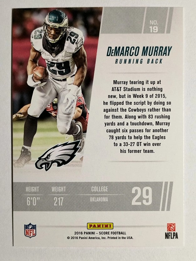 2016 Score Franchise Red #19 DeMarco Murray