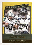 2016 Score Reflections Gold #5 Chris Ivory/Marshawn Lynch