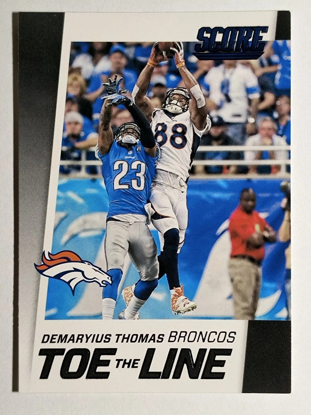 2016 Score Toe the Line Black #6 Demaryius Thomas