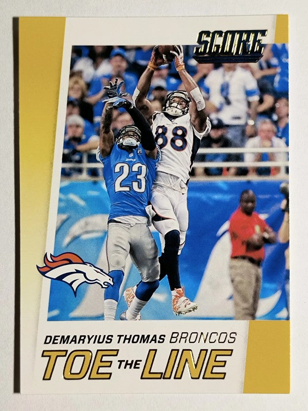 2016 Score Toe the Line Gold #6 Demaryius Thomas