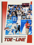 2016 Score Toe the Line Red #6 Demaryius Thomas