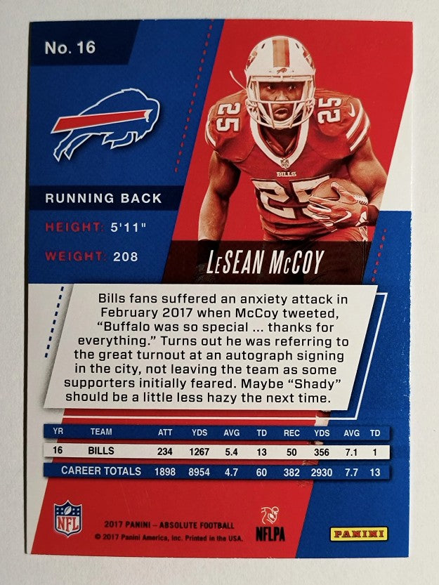 2017 Absolute #16 LeSean McCoy