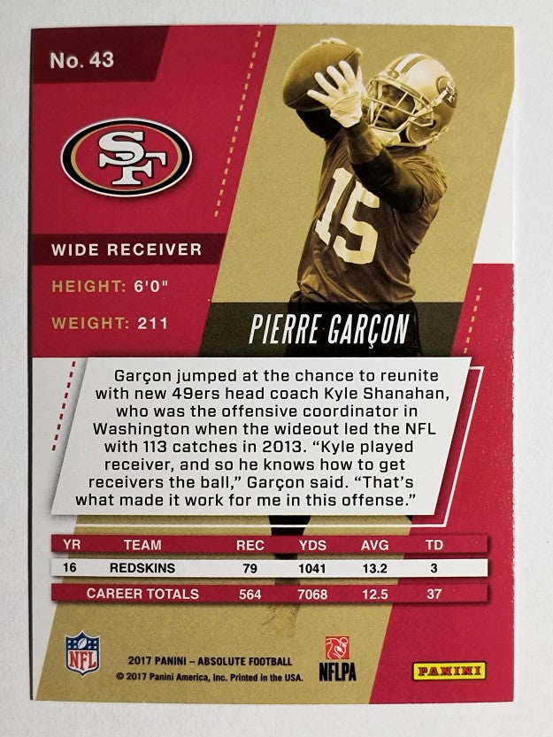 2017 Absolute #43 Pierre Garcon