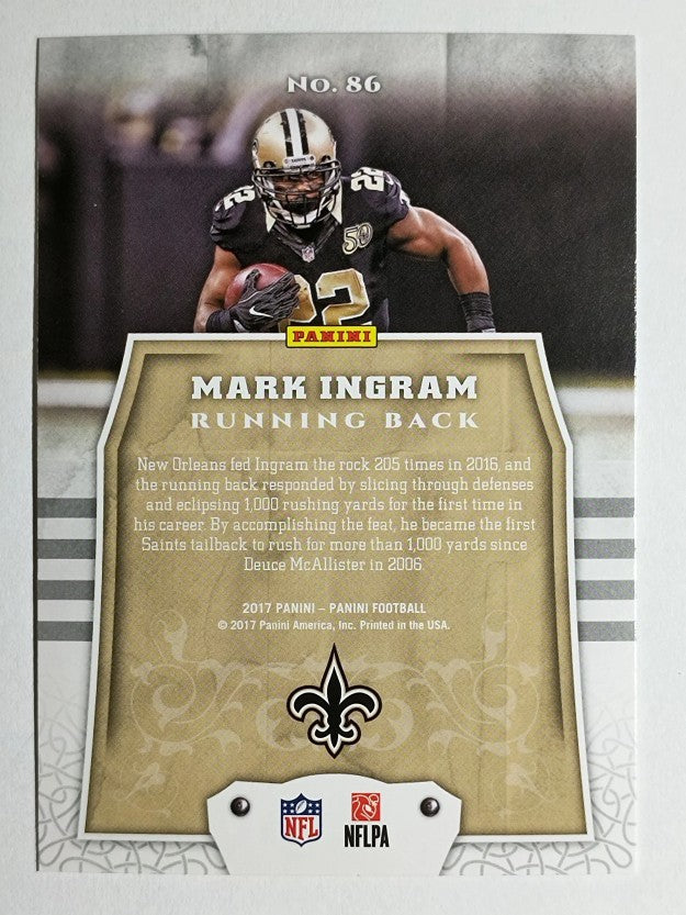 2017 Panini #86 Mark Ingram