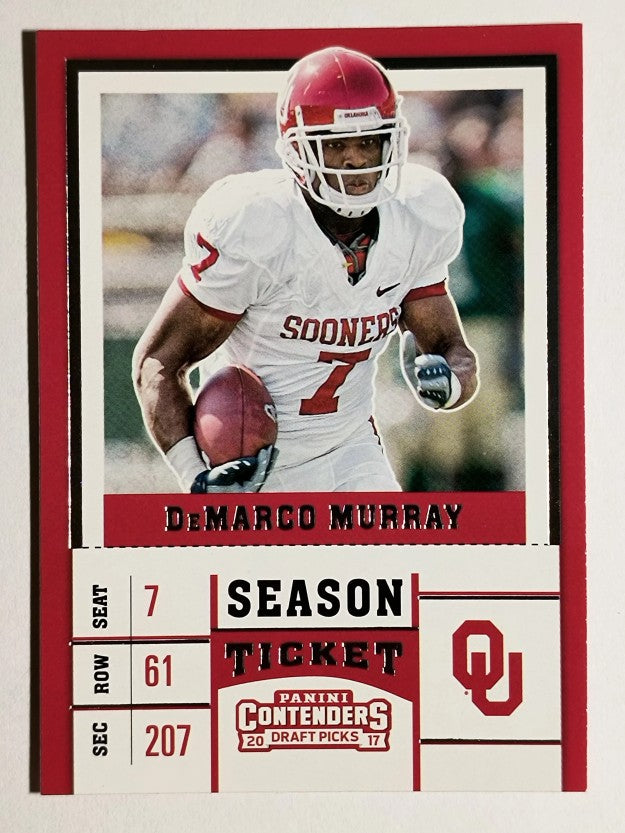 2017 Panini Contenders Draft Picks #26 DeMarco Murray