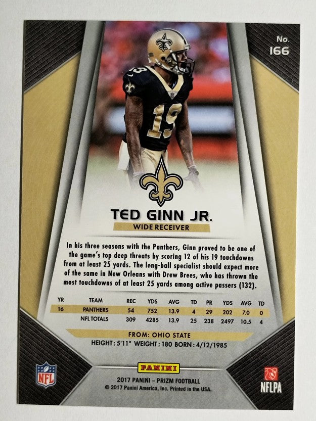 2017 Panini Prizm #166 Ted Ginn Jr.