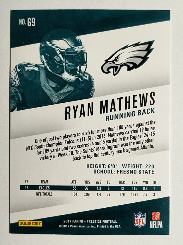 2017 Prestige #69 Ryan Mathews
