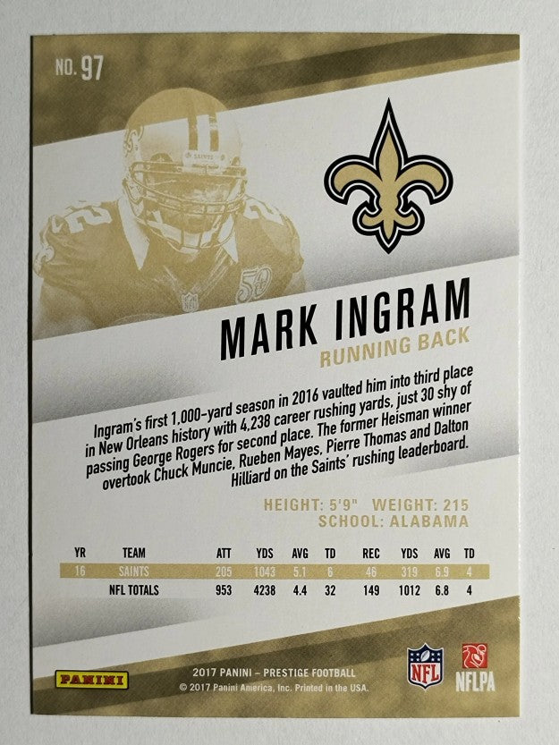 2017 Prestige #97 Mark Ingram