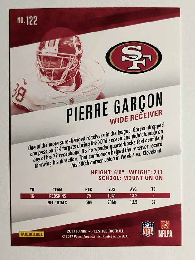 2017 Prestige #122 Pierre Garcon
