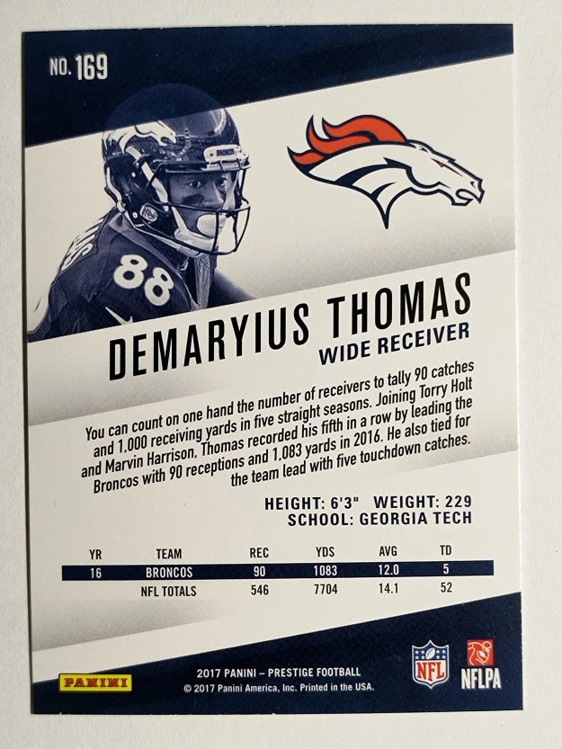 2017 Prestige #169 Demaryius Thomas