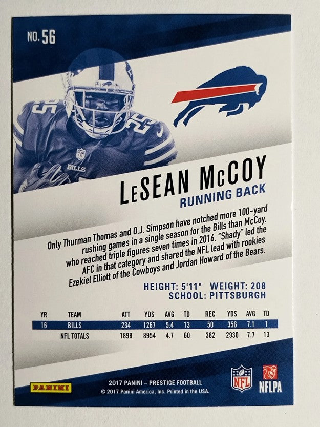 2017 Prestige Xtra Points Blue #56 LeSean McCoy