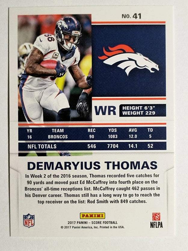 2017 Score #41 Demaryius Thomas