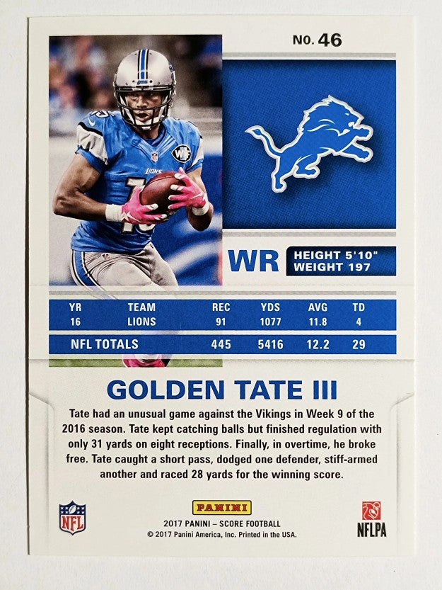 2017 Score #46 Golden Tate III