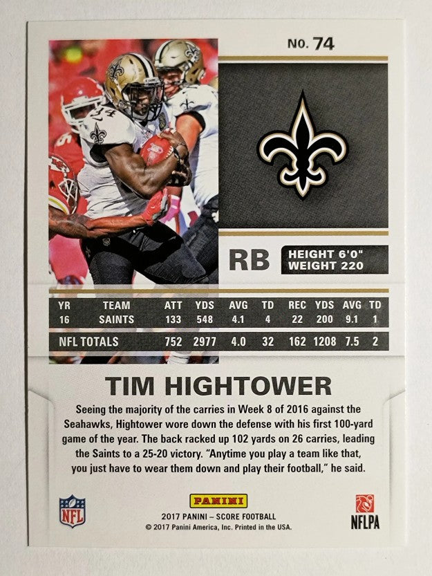 2017 Score #74 Tim Hightower