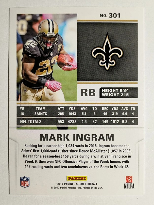 2017 Score #301 Mark Ingram