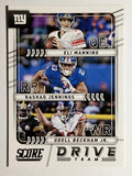 2017 Score Drive Team #13 Eli Manning/Odell Beckham Jr./Rashad Jennings