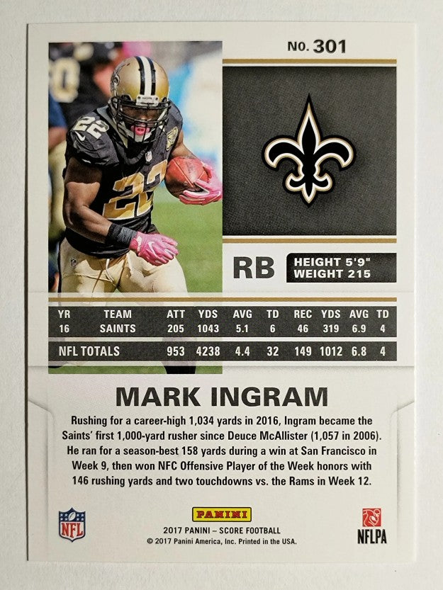 2017 Score Scorecard #301 Mark Ingram