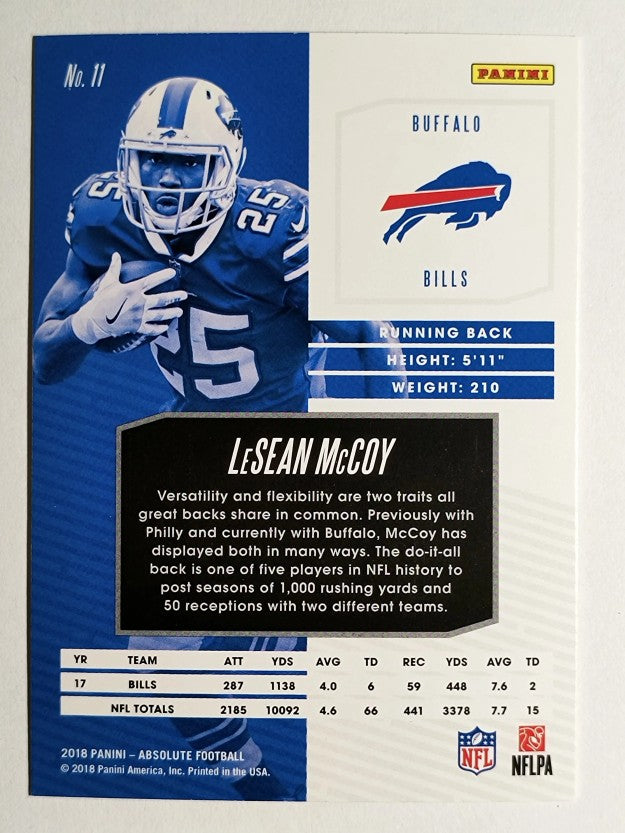 2018 Absolute #11 LeSean McCoy