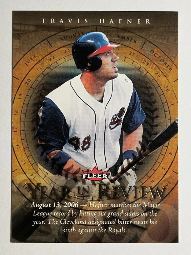 2007 Fleer Year in Review #TH Travis Hafner