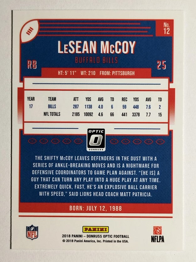 2018 Donruss Optic #12 LeSean McCoy
