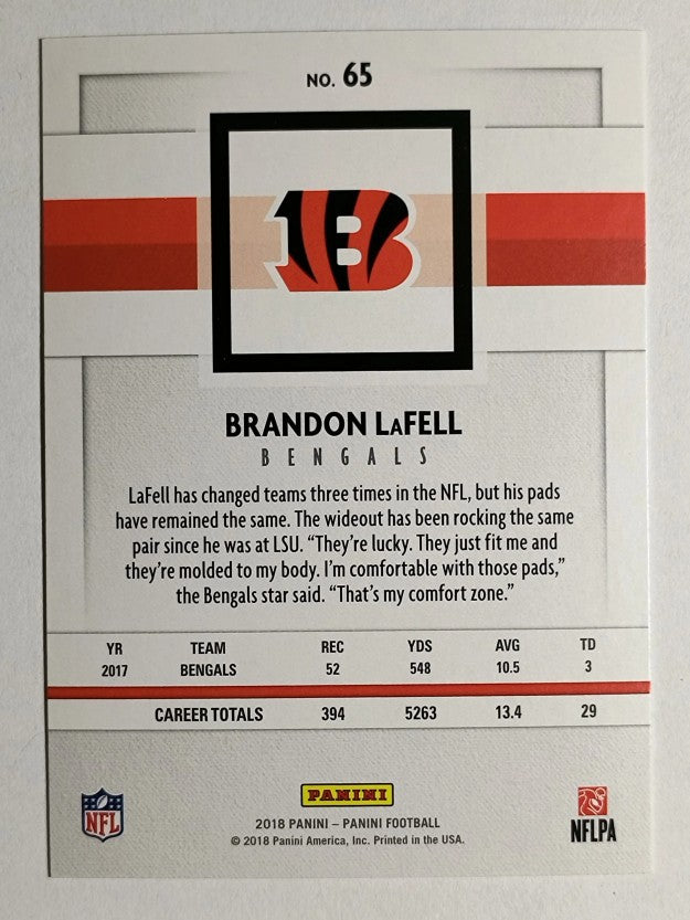 2018 Panini #65 Brandon LaFell