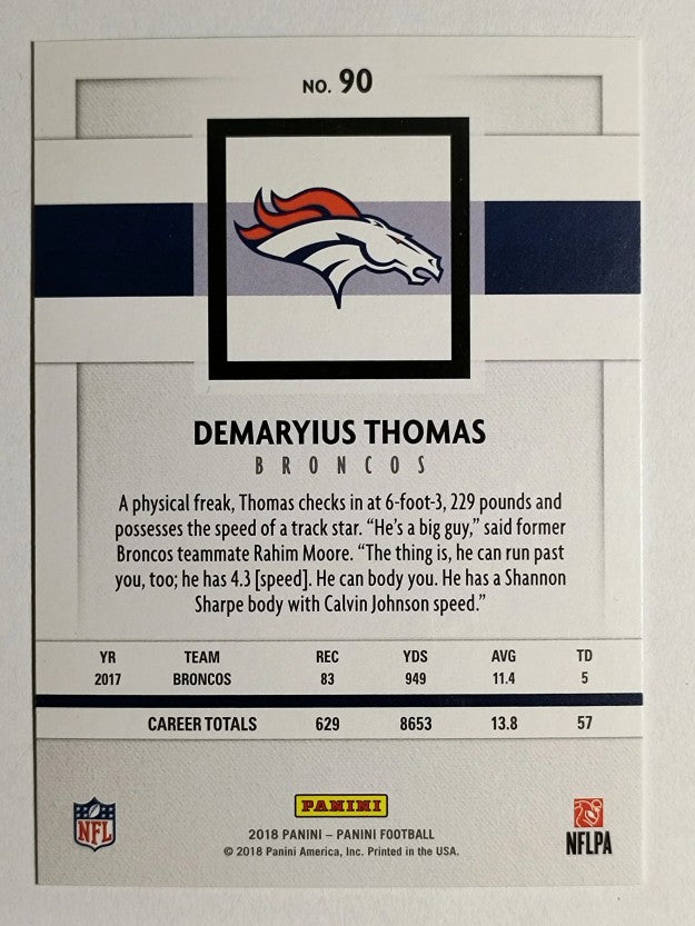 2018 Panini #90 Demaryius Thomas