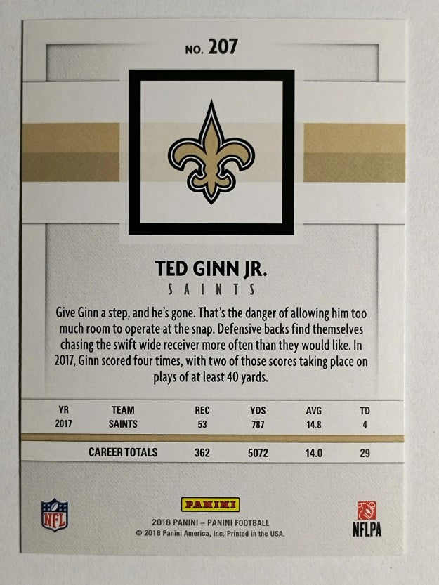 2018 Panini #207 Ted Ginn Jr.