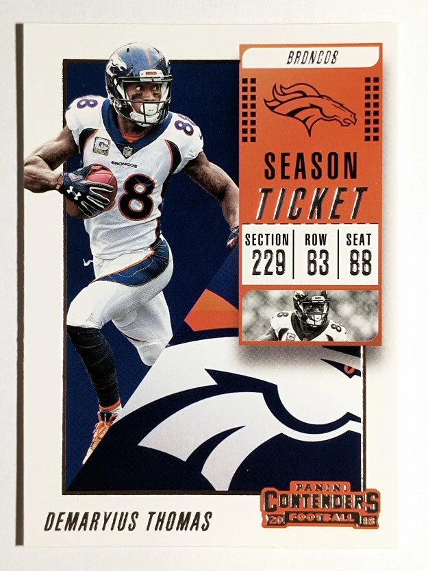 2018 Panini Contenders #71 Demaryius Thomas