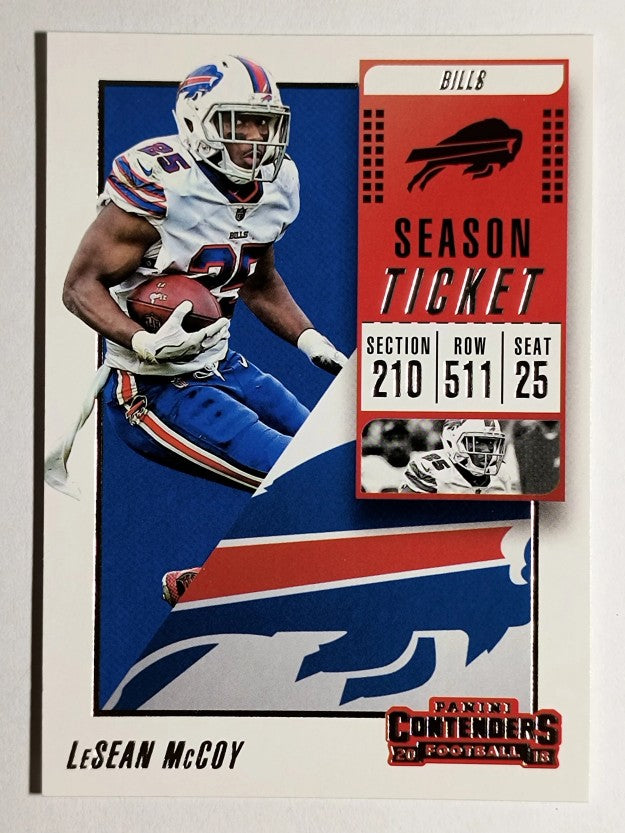 2018 Panini Contenders #88 LeSean McCoy