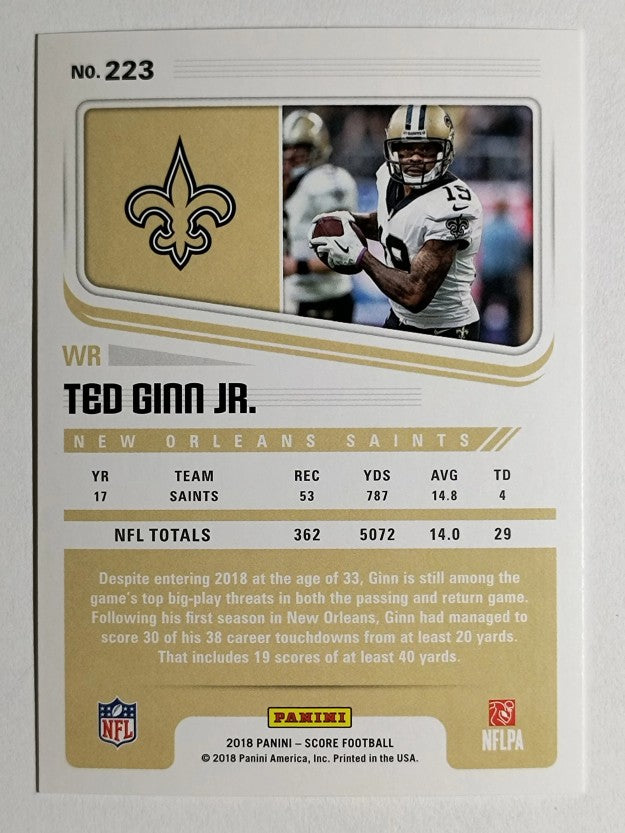 2018 Score #223 Ted Ginn Jr.
