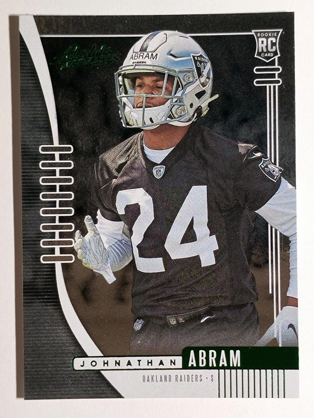 2019 Absolute Green #182 Johnathan Abram