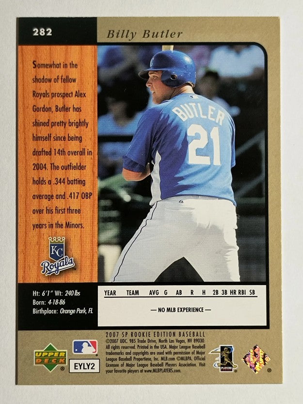 2007 SP Rookie Edition #282 Billy Butler 96