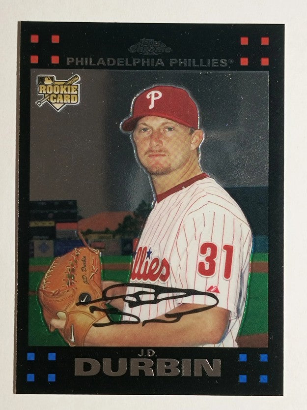 2007 Topps Chrome #289 J.D. Durbin