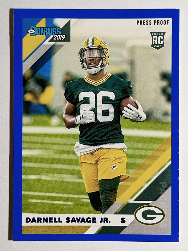 2019 Donruss Press Proof Blue #259 Darnell Savage Jr.
