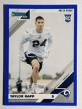 2019 Donruss Press Proof Blue #279 Taylor Rapp