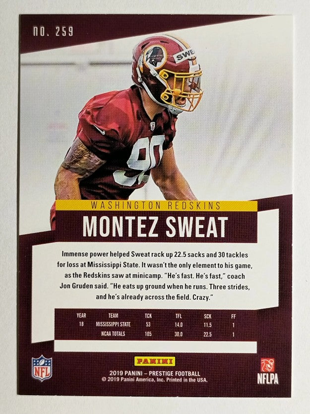 2019 Prestige #259 Montez Sweat RC