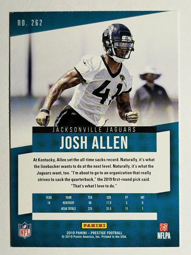 2019 Prestige #262 Josh Allen RC