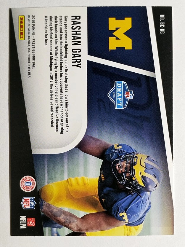 2019 Prestige Blue Chip Recruits #10 Rashan Gary