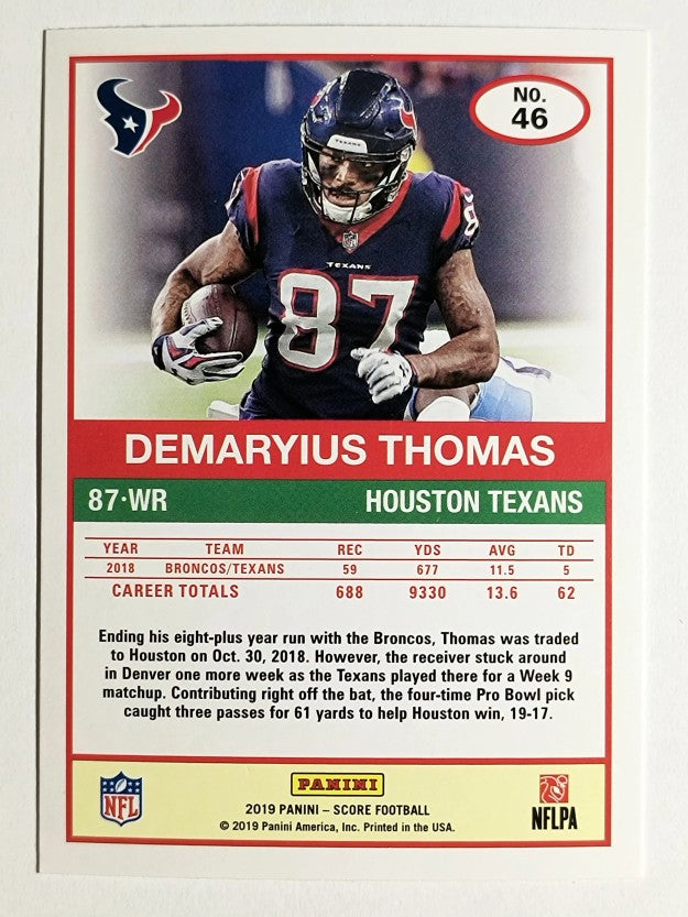 2019 Score #46 Demaryius Thomas