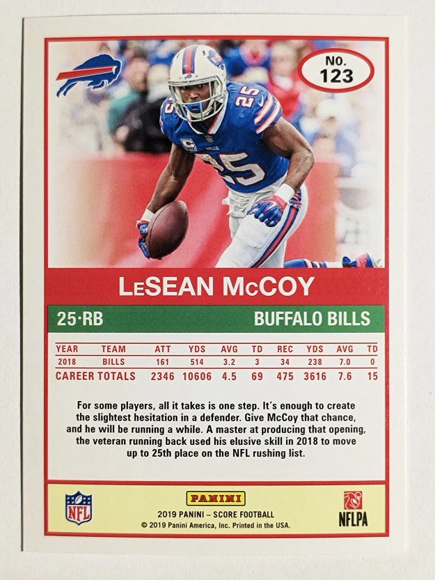 2019 Score #123 LeSean McCoy