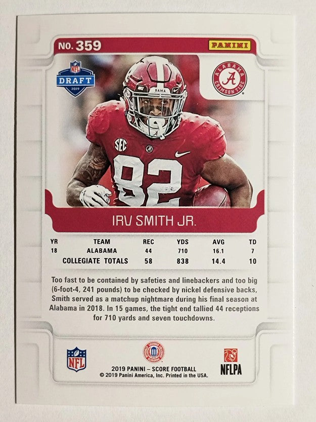 2019 Score #359 Irv Smith Jr. RC