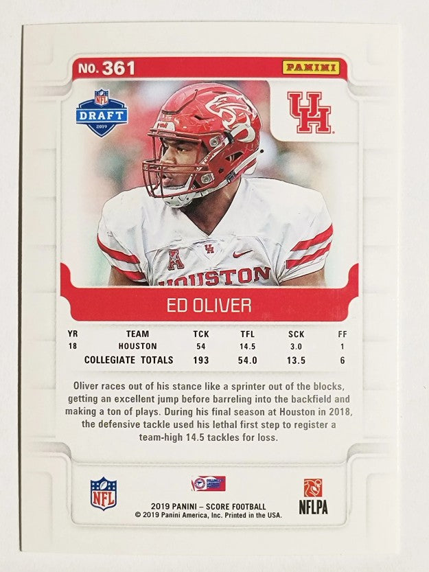 2019 Score #361 Ed Oliver RC
