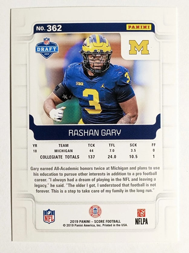 2019 Score #362 Rashan Gary RC