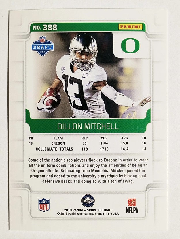 2019 Score #388 Dillon Mitchell RC
